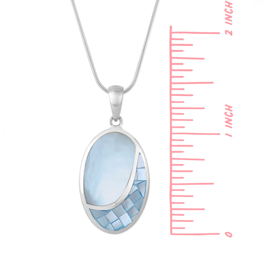 Oval Mosaic Necklace (NBB 947)