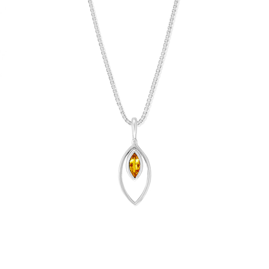 Marquise Gemstone Necklace (NBF 377)