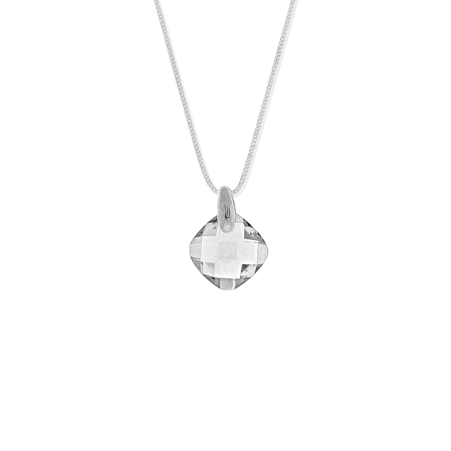Cushion Gemstone Necklace (NBF 405)