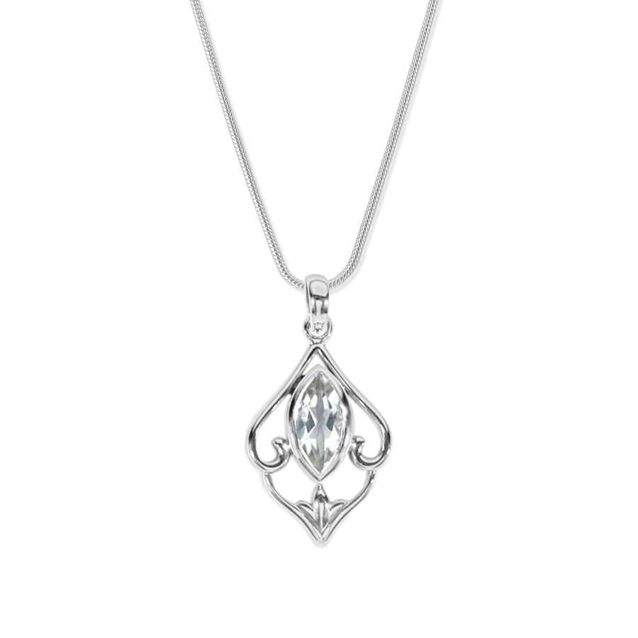 Marquise Gemstone Necklace (NBF 462)