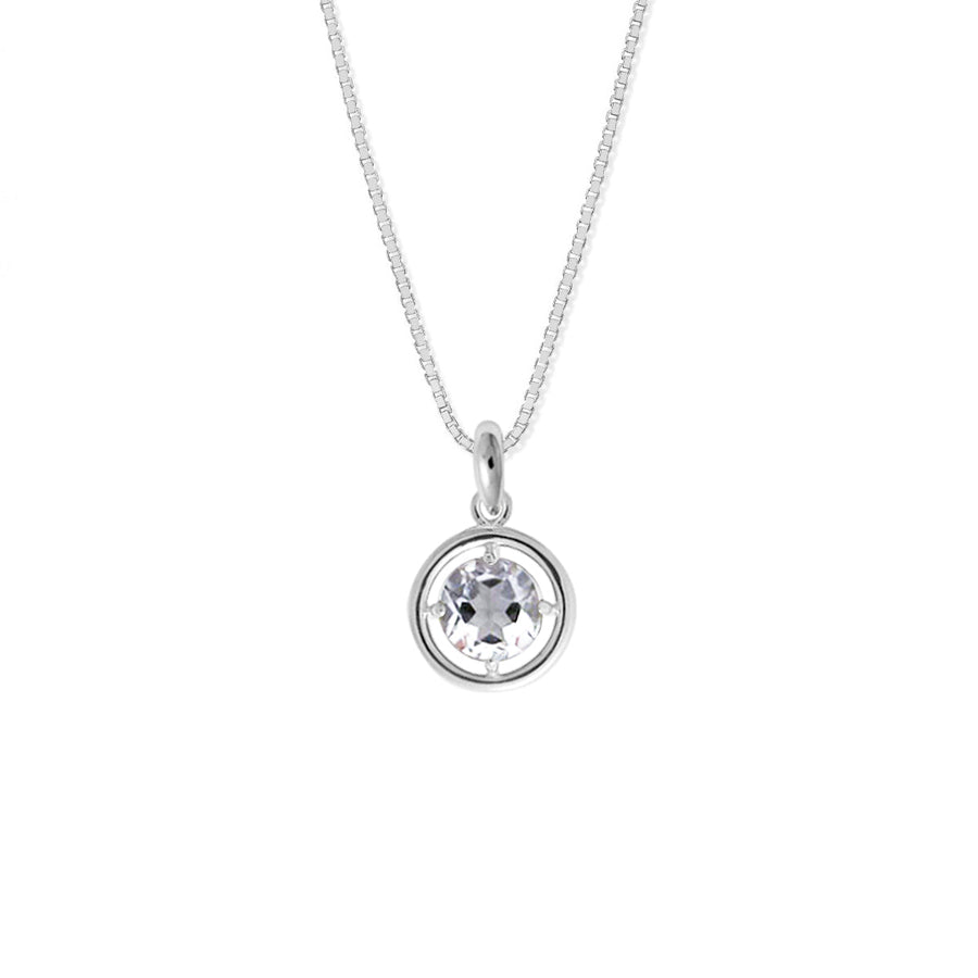 Round Gemstone Necklace (NBF 531)