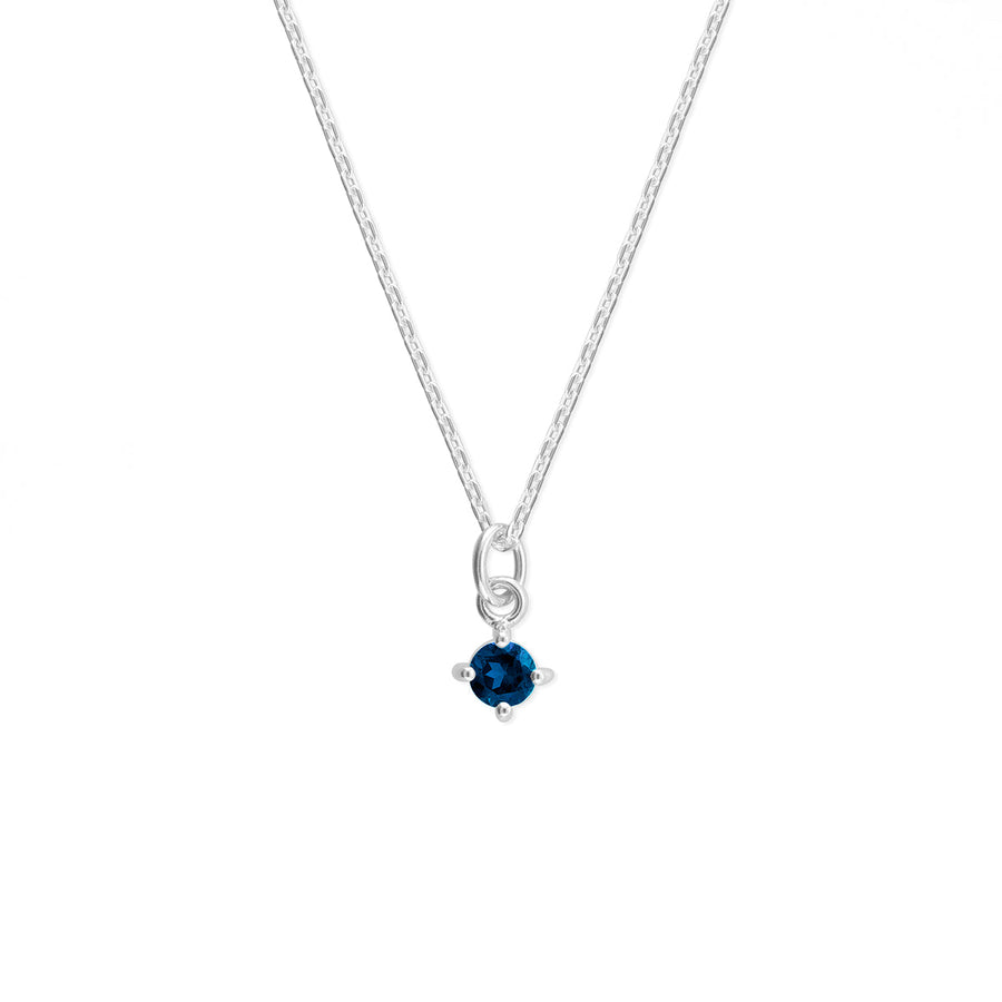 Boma Jewelry Necklaces London Blue Topaz Colored Gemstone Necklace