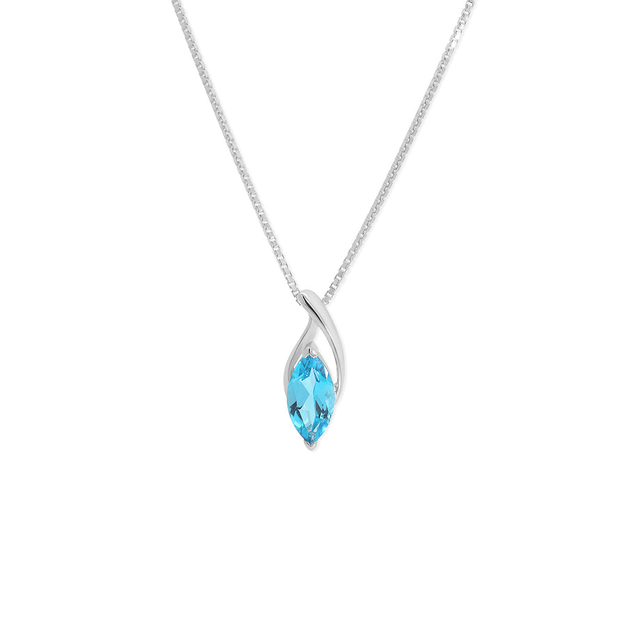 Marquise Gemstone Necklace (NF 557)