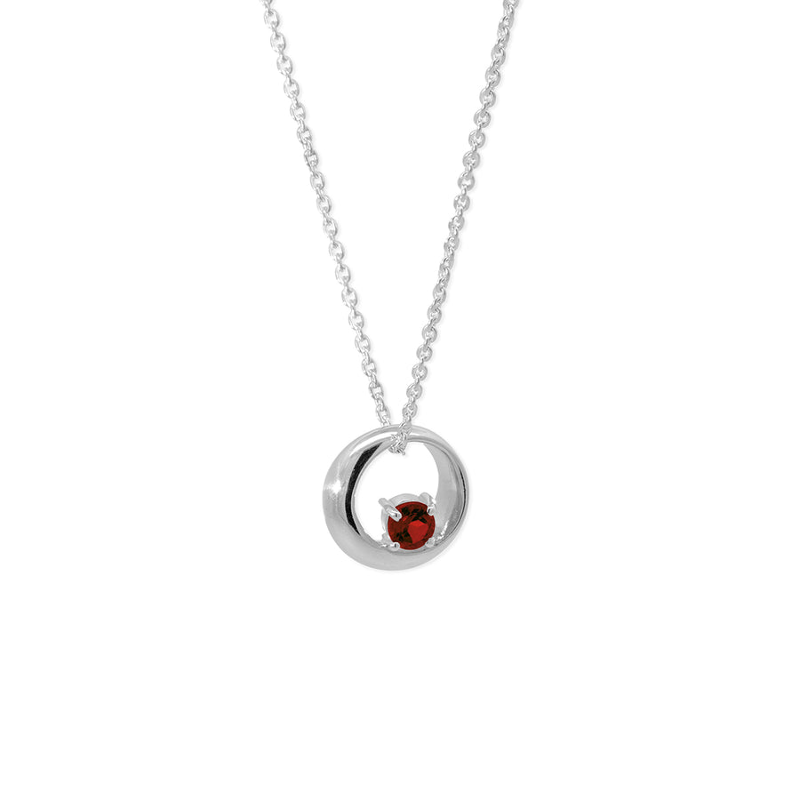 Round Gemstone Necklace (NF 573)