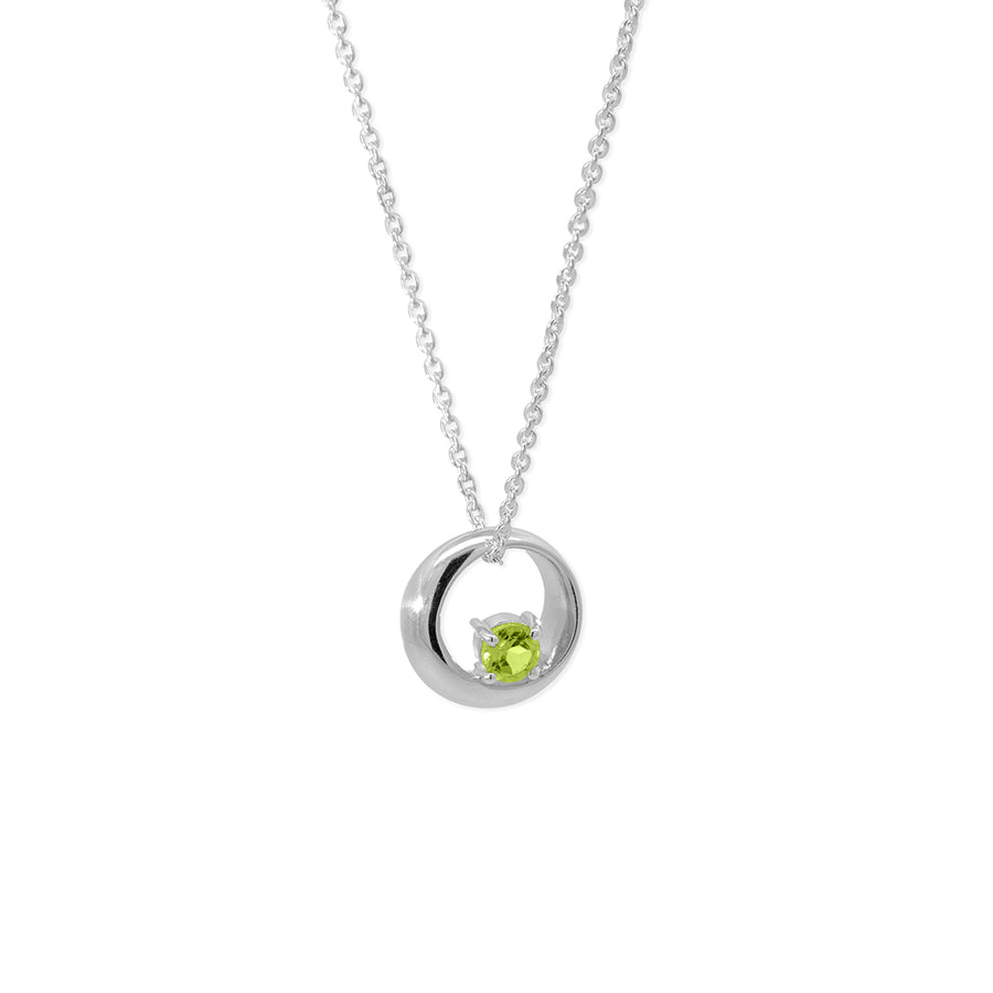 Round Gemstone Necklace (NF 573)