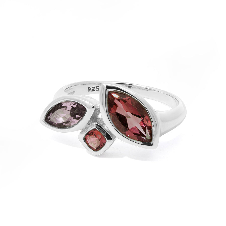 Double Marquise Gemstone Rings (RF 525)