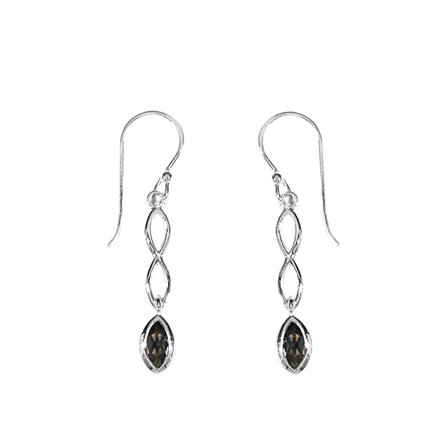 Marquise Gemstone Dangle Earrings (SV 372)