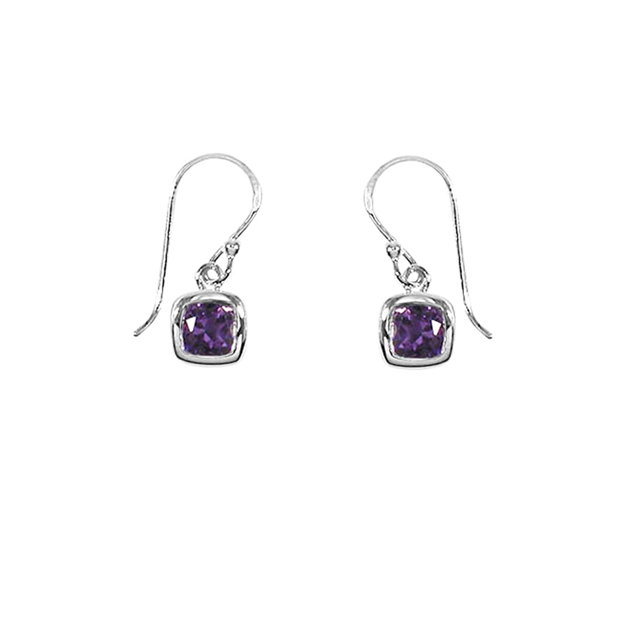 Radiant Gemstone Dangle Earrings (SV 374)
