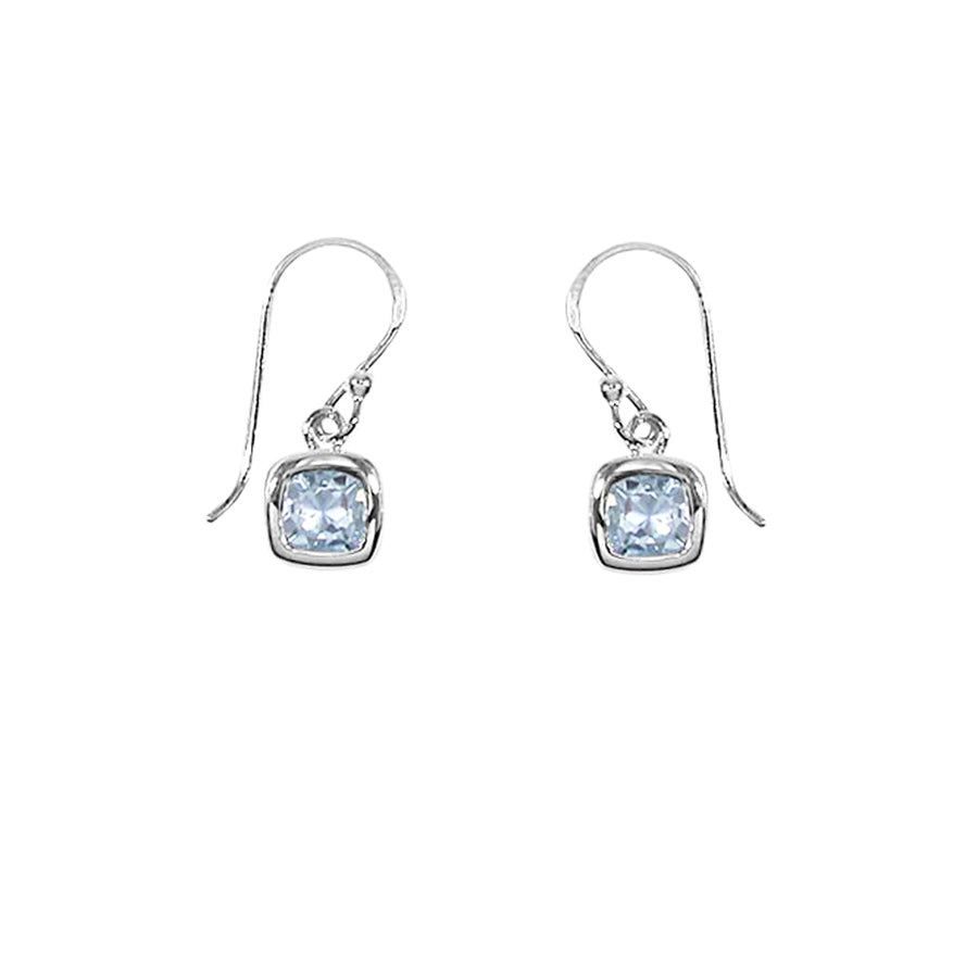 Radiant Gemstone Dangle Earrings (SV 374)