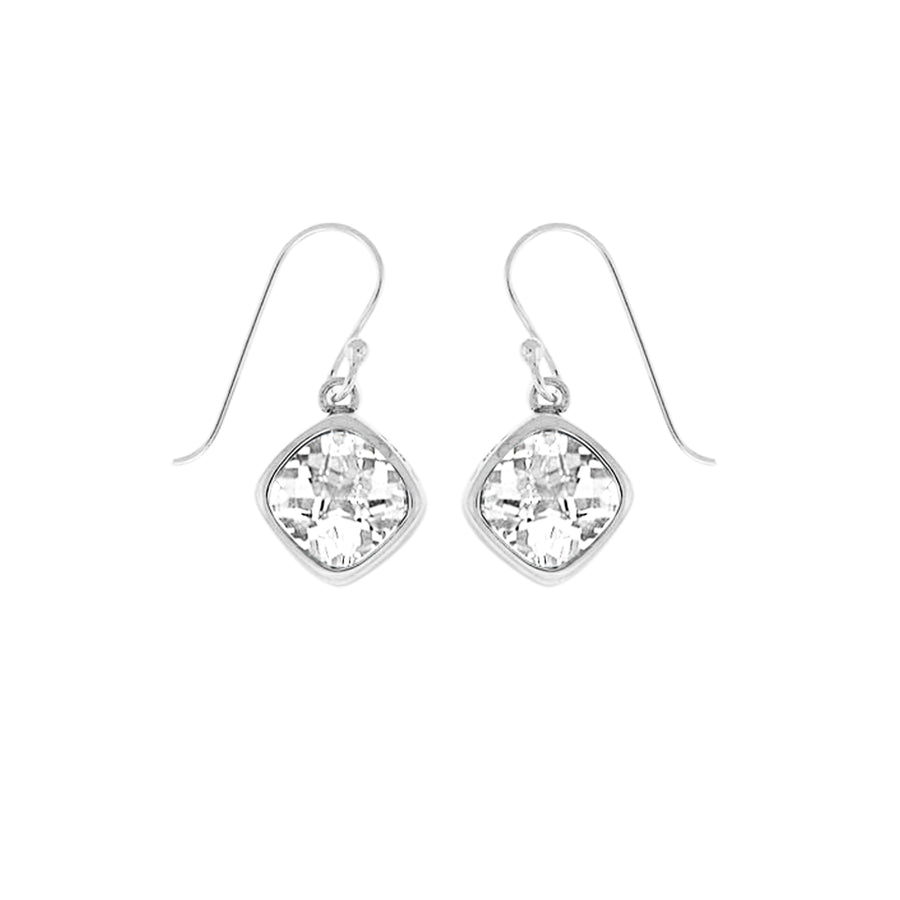Radiant Gemstone Dangle Earrings (SV 392)