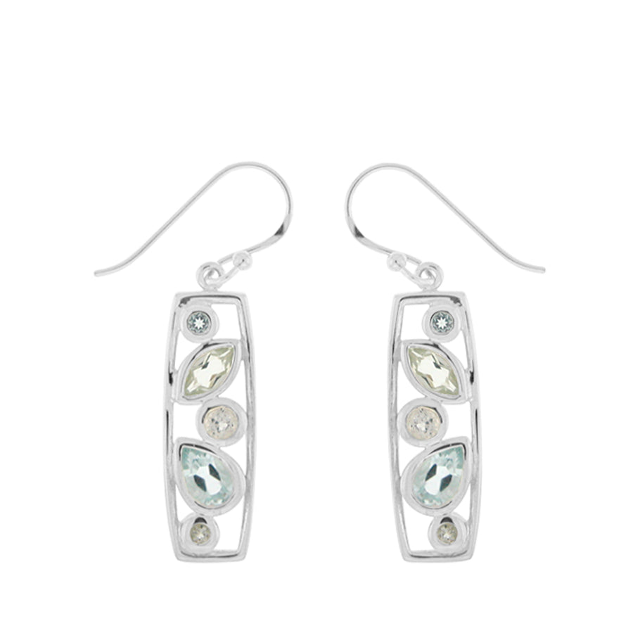 Gemstone Classic Dangle Earrings (SV 431)