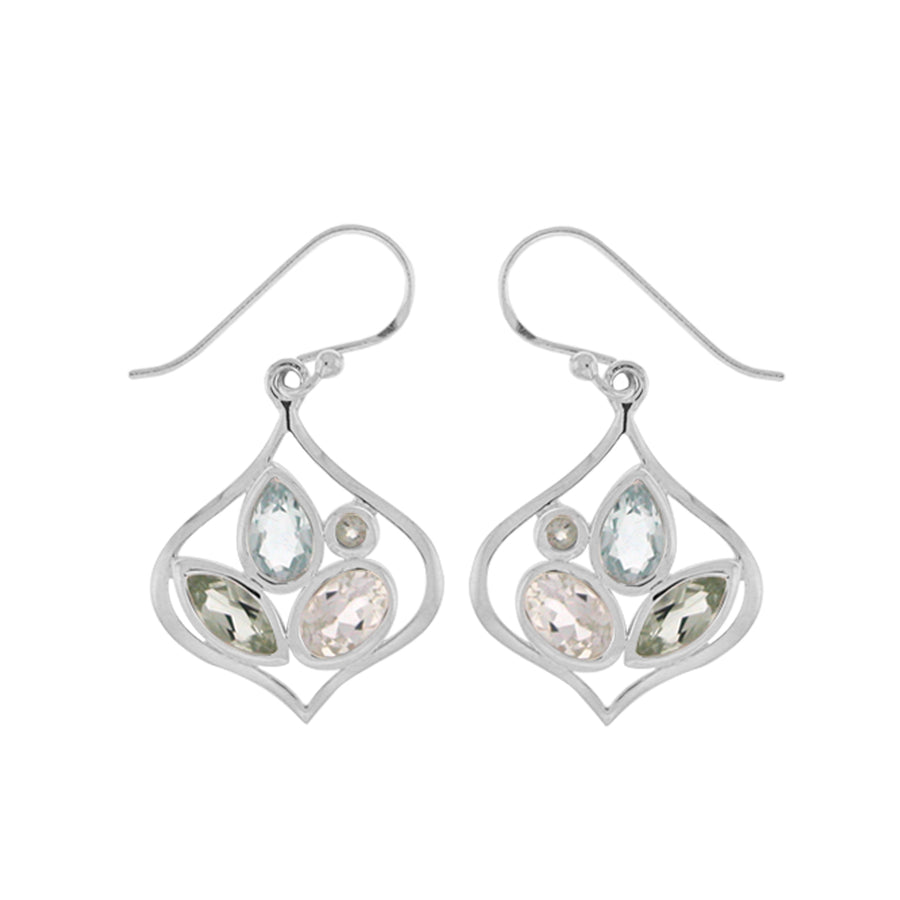 Gemstone Classic Dangle Earrings (SV 433)
