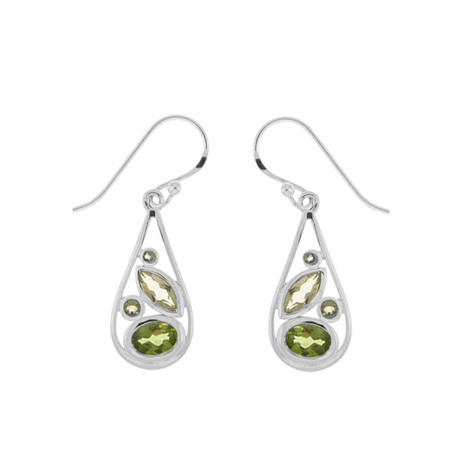 Gemstone Classic Dangle Earrings (SV 435)