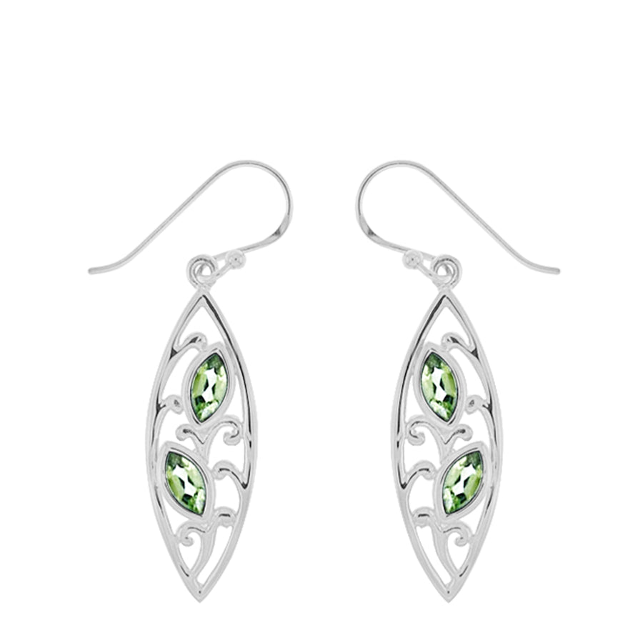 Gemstone Classic Dangle Earrings (SV 436)