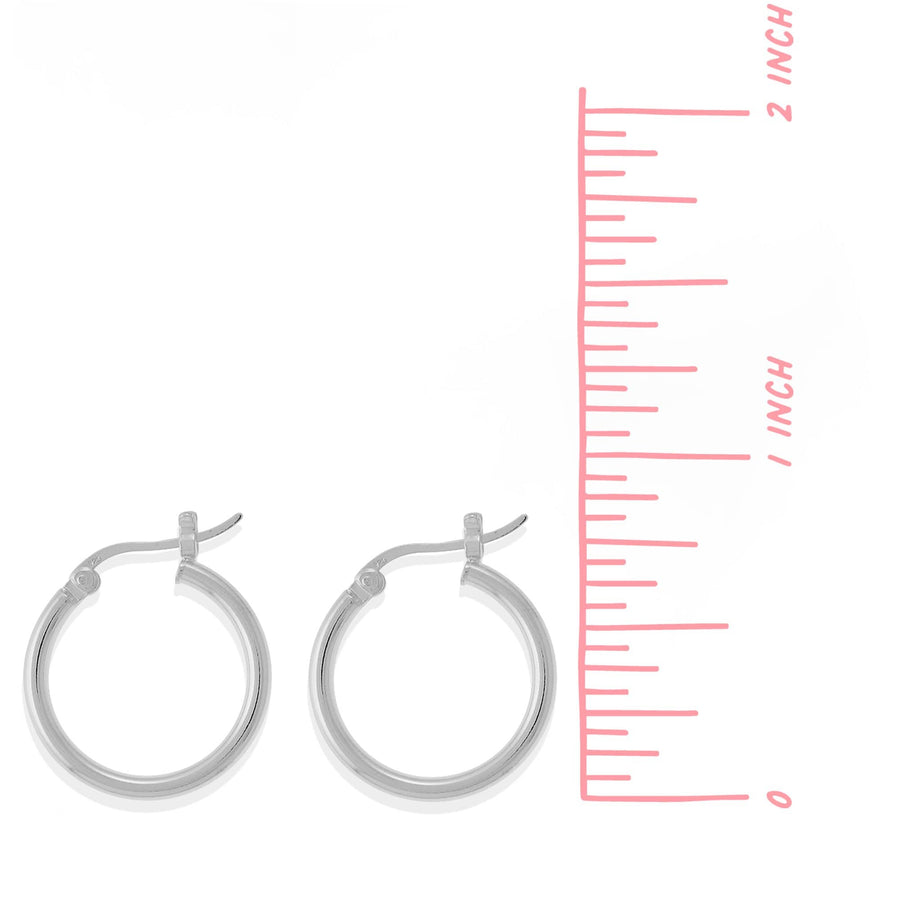 925 Silver Hoop Earrings | Hoop Earrings | Boma Jewelry
