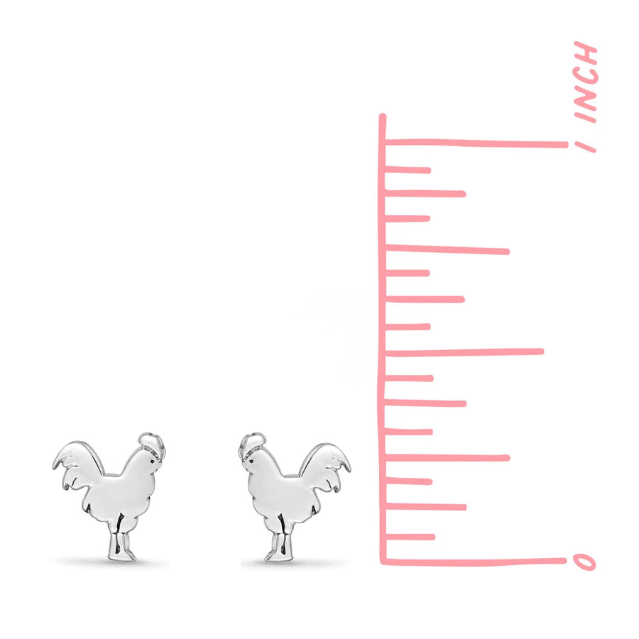 Chicken Farm Animal Studs (ES 2356)