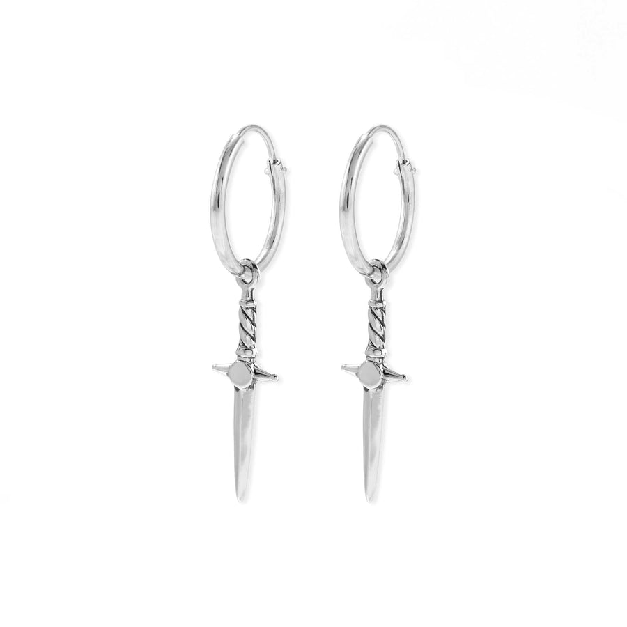 Dagger Hoop Earrings | Dagger Hoops | Boma Jewelry