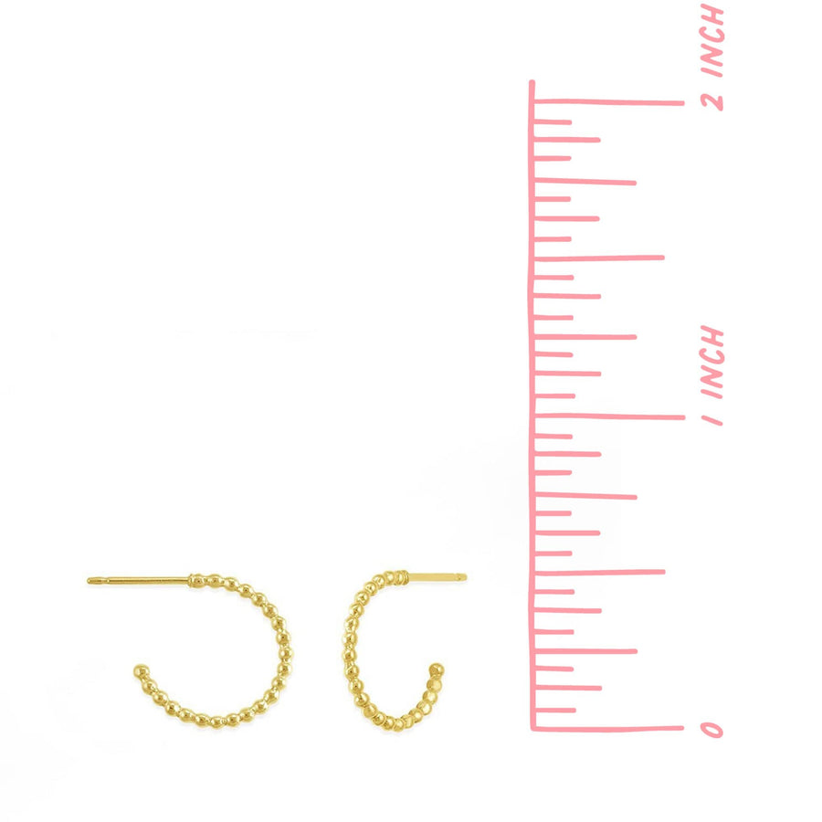 Dot Hoops with Gold (LAG 2274)