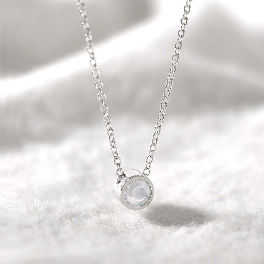 Birthstone Pendant Necklace |  Birthstone Necklace | Boma Jewelry