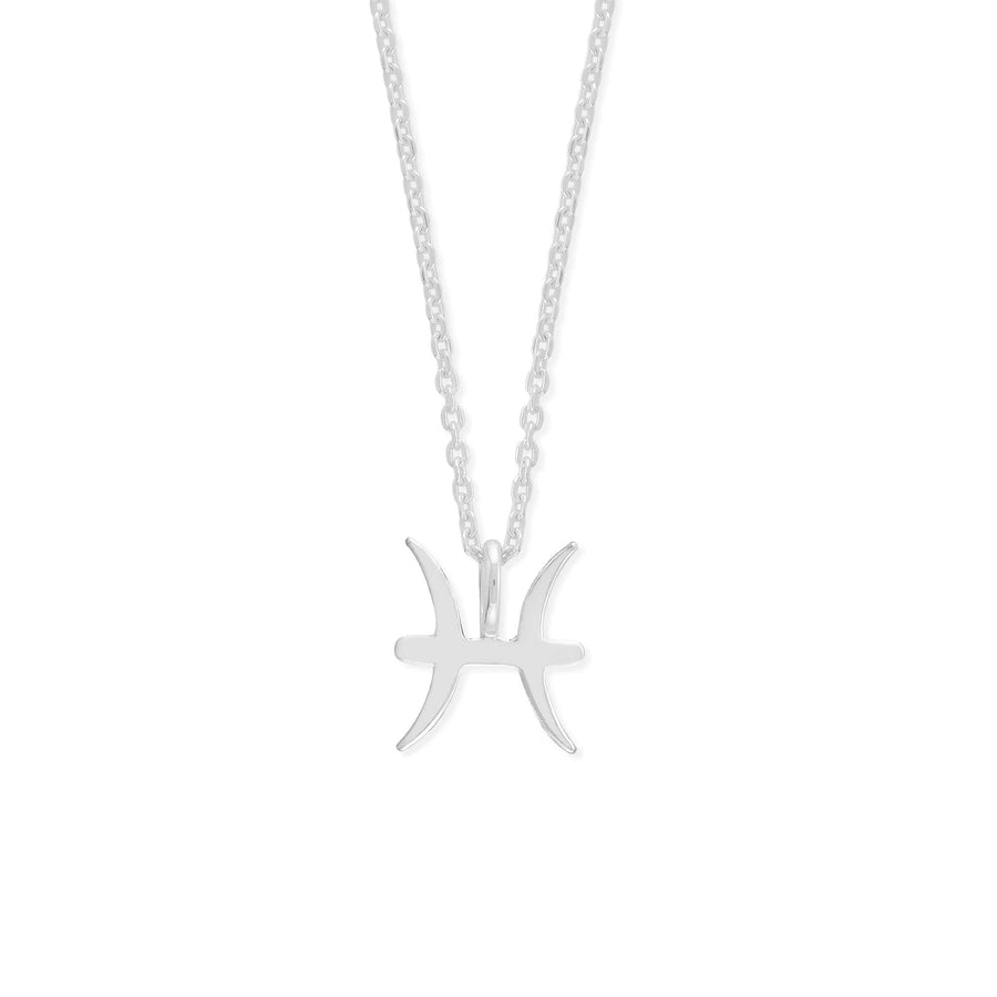 Boma New Necklaces Sterling Silver / Pisces Zodiac Necklace